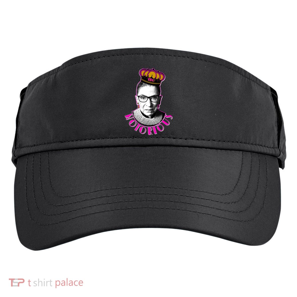 Queen Notorious RBG Ruth Bader Ginsburg Tribute Adult Drive Performance Visor