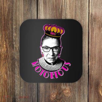 Queen Notorious RBG Ruth Bader Ginsburg Tribute Coaster