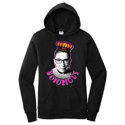 Queen Notorious RBG Ruth Bader Ginsburg Tribute Women's Pullover Hoodie