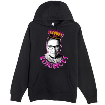 Queen Notorious RBG Ruth Bader Ginsburg Tribute Premium Pullover Hoodie