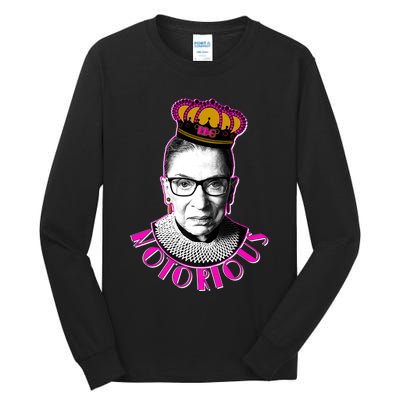 Queen Notorious RBG Ruth Bader Ginsburg Tribute Tall Long Sleeve T-Shirt