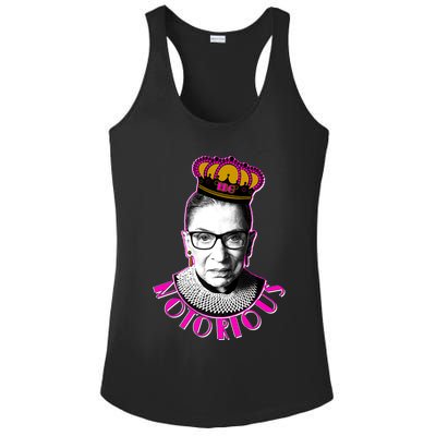 Queen Notorious RBG Ruth Bader Ginsburg Tribute Ladies PosiCharge Competitor Racerback Tank