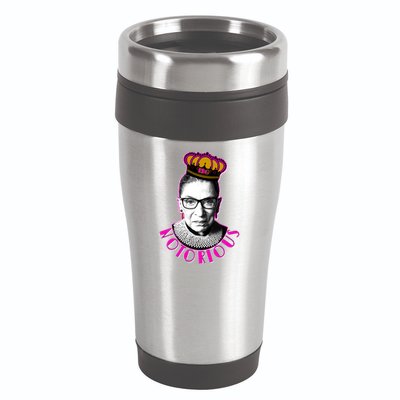 Queen Notorious RBG Ruth Bader Ginsburg Tribute 16oz Travel Tumbler