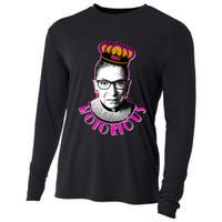 Queen Notorious RBG Ruth Bader Ginsburg Tribute Cooling Performance Long Sleeve Crew