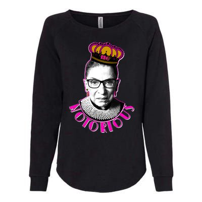 Queen Notorious RBG Ruth Bader Ginsburg Tribute Womens California Wash Sweatshirt