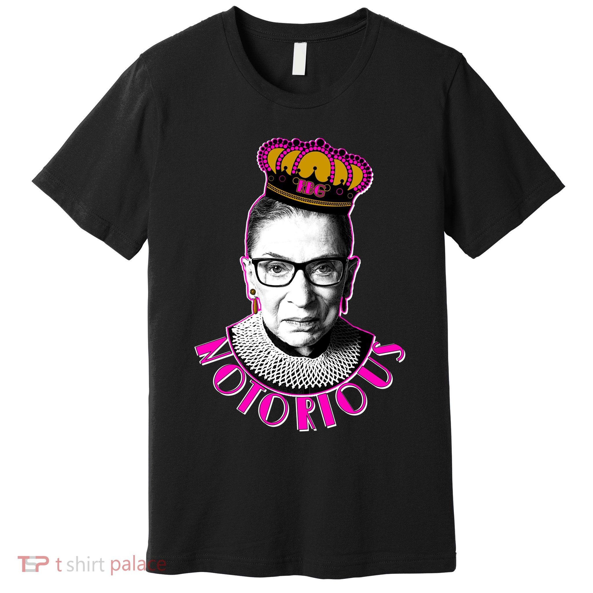 Queen Notorious RBG Ruth Bader Ginsburg Tribute Premium T-Shirt