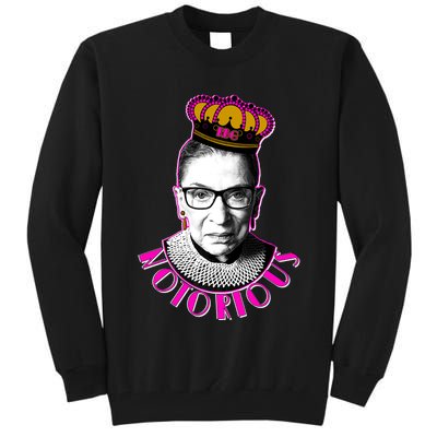 Queen Notorious RBG Ruth Bader Ginsburg Tribute Tall Sweatshirt