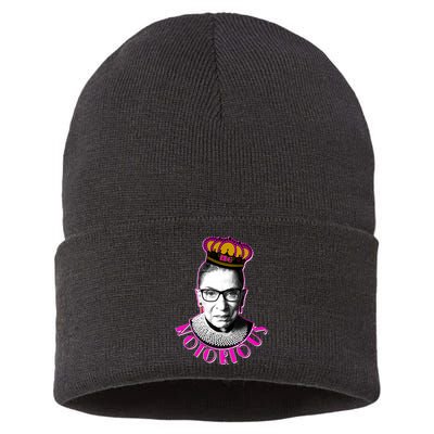 Queen Notorious RBG Ruth Bader Ginsburg Tribute Sustainable Knit Beanie