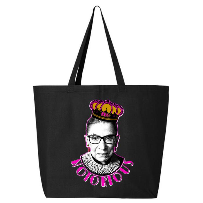 Queen Notorious RBG Ruth Bader Ginsburg Tribute 25L Jumbo Tote