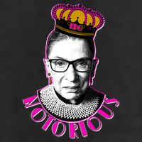 Queen Notorious RBG Ruth Bader Ginsburg Tribute 25L Jumbo Tote