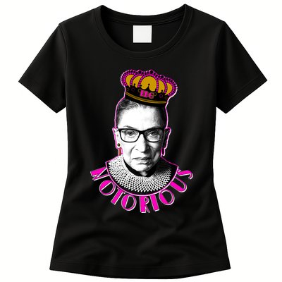 Queen Notorious RBG Ruth Bader Ginsburg Tribute Womens T-Shirt
