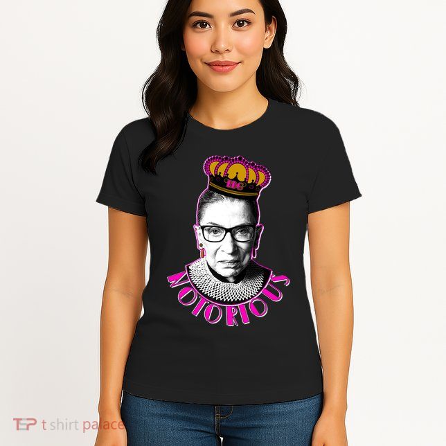 Queen Notorious RBG Ruth Bader Ginsburg Tribute Womens T-Shirt
