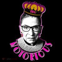 Queen Notorious RBG Ruth Bader Ginsburg Tribute Womens T-Shirt