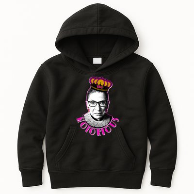 Queen Notorious RBG Ruth Bader Ginsburg Tribute Kids Hoodie