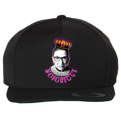 Queen Notorious RBG Ruth Bader Ginsburg Tribute Wool Snapback Cap