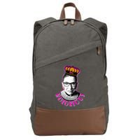 Queen Notorious RBG Ruth Bader Ginsburg Tribute Cotton Canvas Backpack