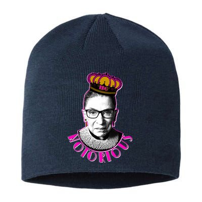 Queen Notorious RBG Ruth Bader Ginsburg Tribute Sustainable Beanie