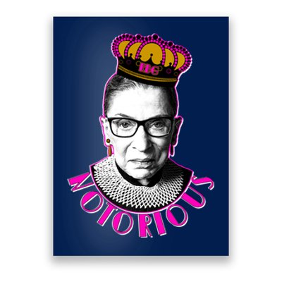 Queen Notorious RBG Ruth Bader Ginsburg Tribute Poster