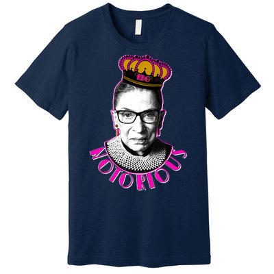 Queen Notorious RBG Ruth Bader Ginsburg Tribute Premium T-Shirt