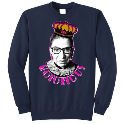 Queen Notorious RBG Ruth Bader Ginsburg Tribute Tall Sweatshirt