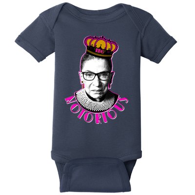 Queen Notorious RBG Ruth Bader Ginsburg Tribute Baby Bodysuit