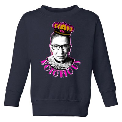 Queen Notorious RBG Ruth Bader Ginsburg Tribute Toddler Sweatshirt