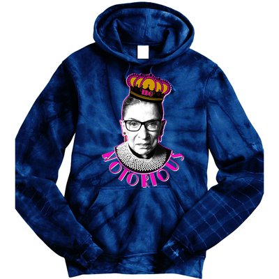 Queen Notorious RBG Ruth Bader Ginsburg Tribute Tie Dye Hoodie