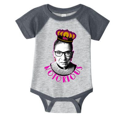 Queen Notorious RBG Ruth Bader Ginsburg Tribute Infant Baby Jersey Bodysuit