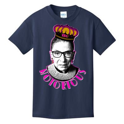 Queen Notorious RBG Ruth Bader Ginsburg Tribute Kids T-Shirt