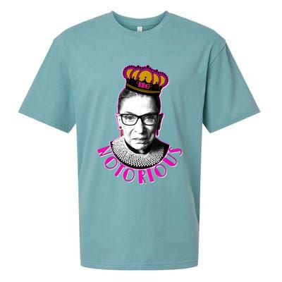 Queen Notorious RBG Ruth Bader Ginsburg Tribute Sueded Cloud Jersey T-Shirt