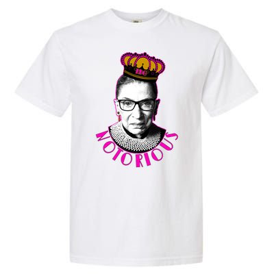 Queen Notorious RBG Ruth Bader Ginsburg Tribute Garment-Dyed Heavyweight T-Shirt