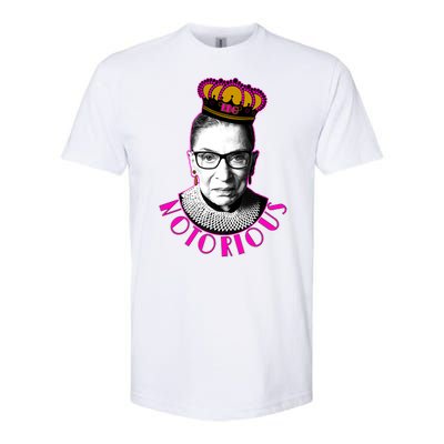 Queen Notorious RBG Ruth Bader Ginsburg Tribute Softstyle CVC T-Shirt