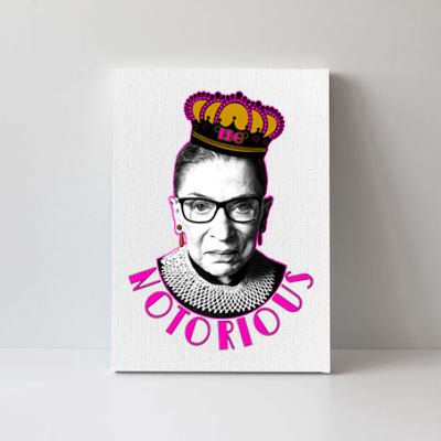 Queen Notorious RBG Ruth Bader Ginsburg Tribute Canvas