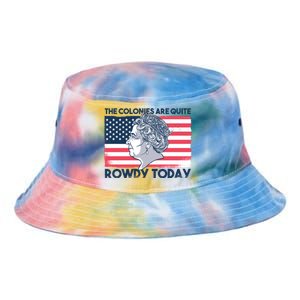 Queen Of England American Flag Tie Dye Newport Bucket Hat