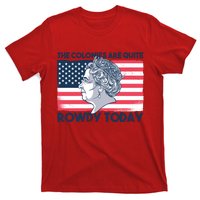 Queen Of England American Flag T-Shirt