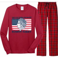 Queen Of England American Flag Long Sleeve Pajama Set