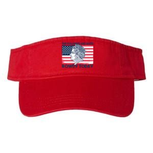 Queen Of England American Flag Valucap Bio-Washed Visor