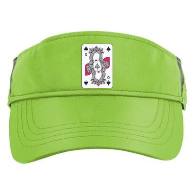 Queen Of Spades Adult Drive Performance Visor