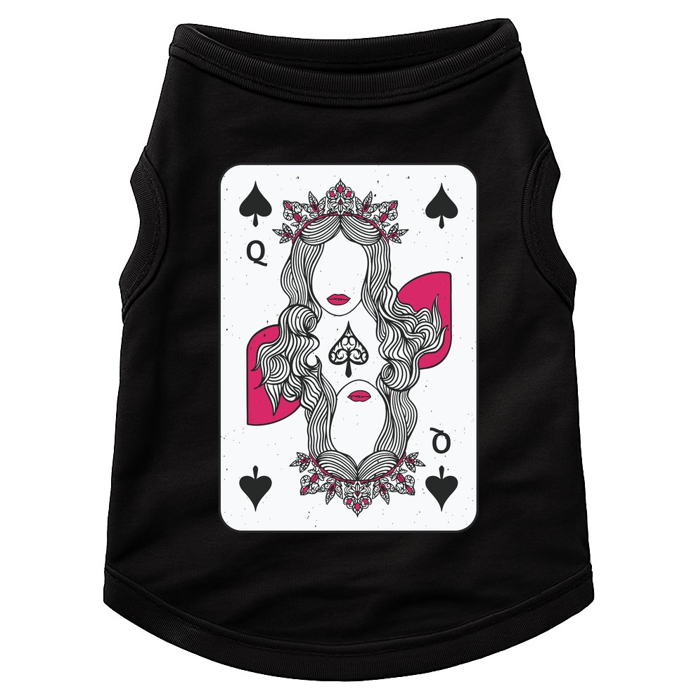 Queen Of Spades Doggie Tank