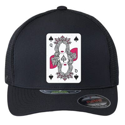 Queen Of Spades Flexfit Unipanel Trucker Cap