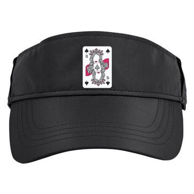 Queen Of Spades Adult Drive Performance Visor