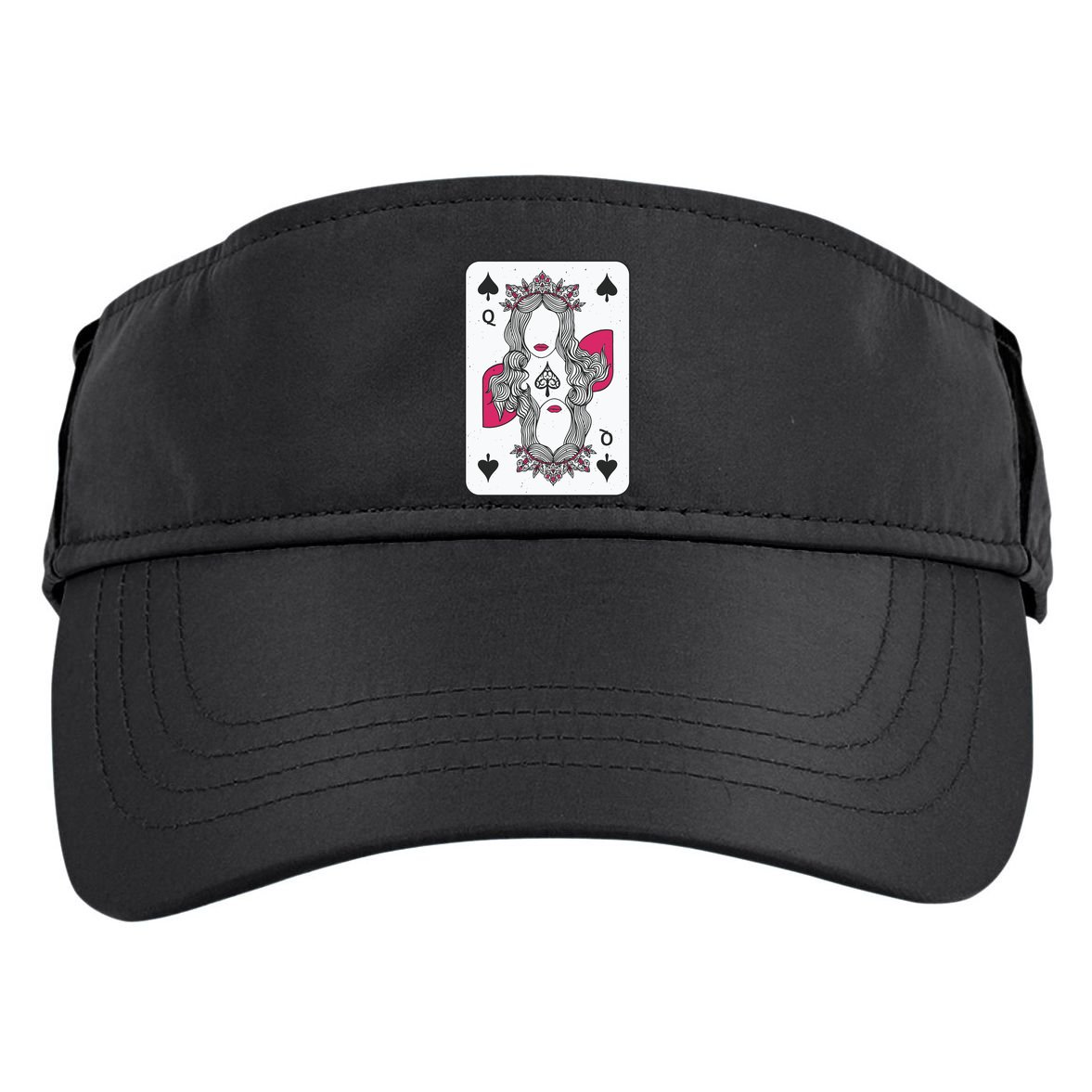 Queen Of Spades Adult Drive Performance Visor
