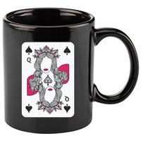 Queen Of Spades 11oz C Handle Ceramic Mug