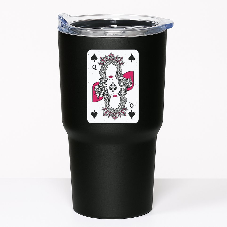 Queen Of Spades Tumbler