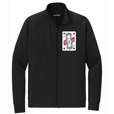 Queen Of Spades Stretch Full-Zip Cadet Jacket