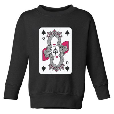 Queen Of Spades Toddler Sweatshirt