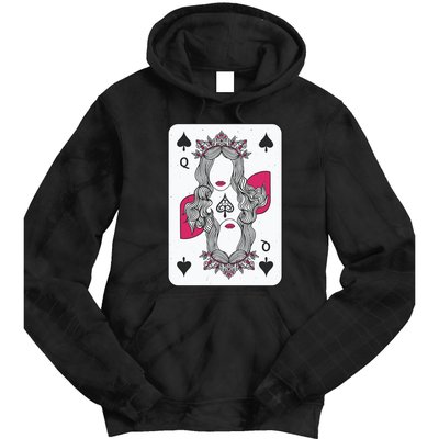 Queen Of Spades Tie Dye Hoodie