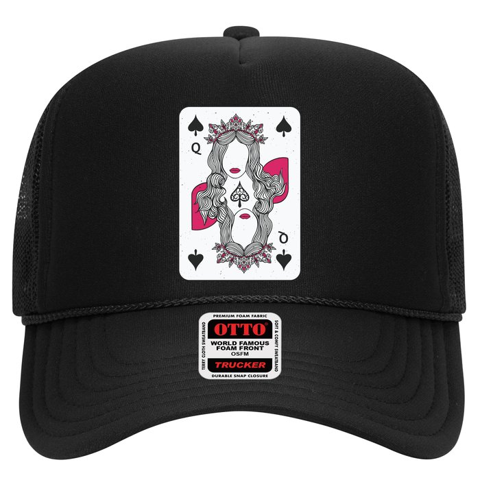 Queen Of Spades Trucker Hat