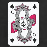Queen Of Spades Trucker Hat