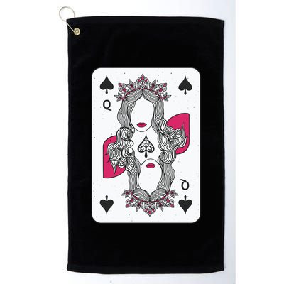Queen Of Spades Golf Towel